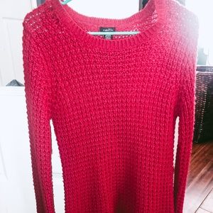 red sweater!!